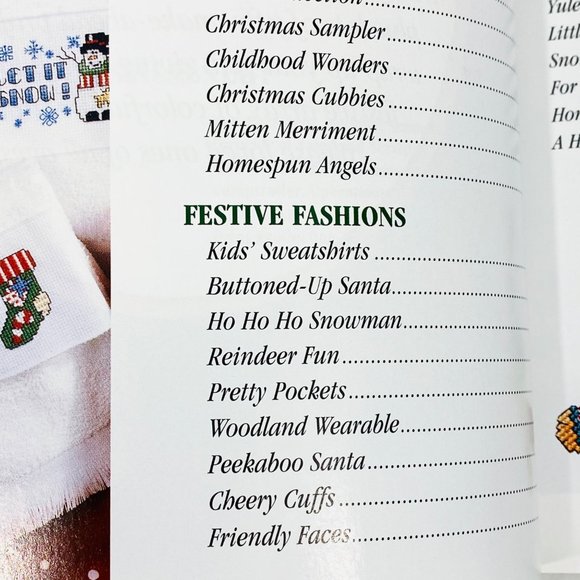 Big Book of Christmas Quickies - Leisure Arts 250+ Cross Stich Patterns - Picture 7 of 11